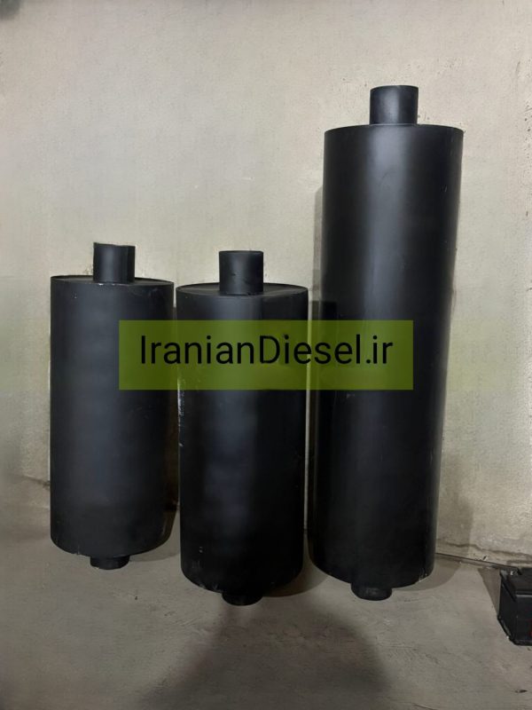 سایلنسر اگزوز دیزل ژنراتور