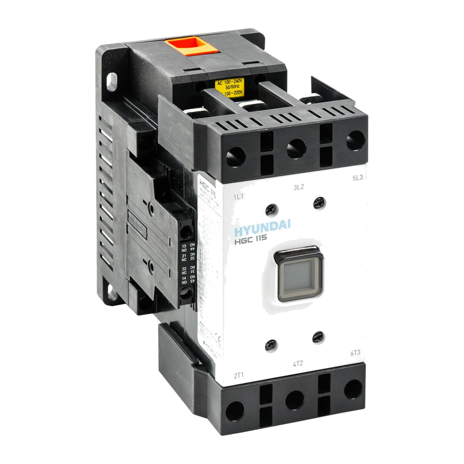 کنتاکتور هیوندای HGC115 – 115 آمپر، 60 کیلووات (AC3)